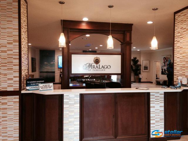 Lobby Signs for Home Builders in Palm Beach County FL
