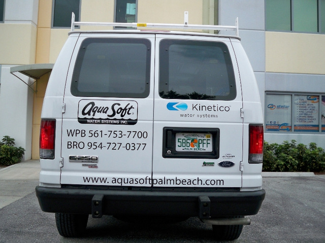 Contractor van lettering West Palm Beach FL