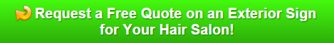 Free quote on exterior signs for hair salons West Palm Beach FL