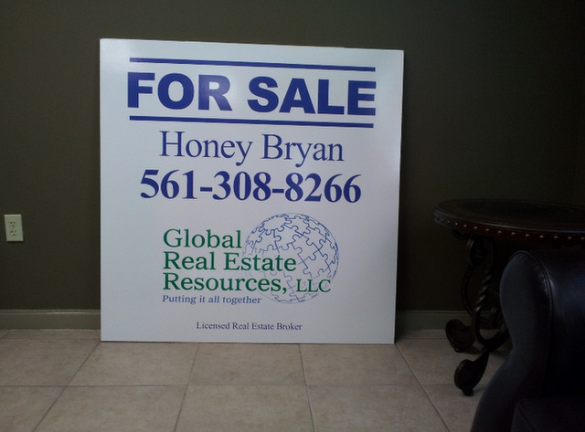 For Sale Real Estate Signs West Palm Beach FL