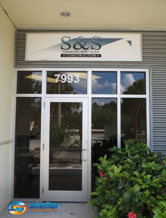 Exterior signs for construction companies in West Palm Beach FL